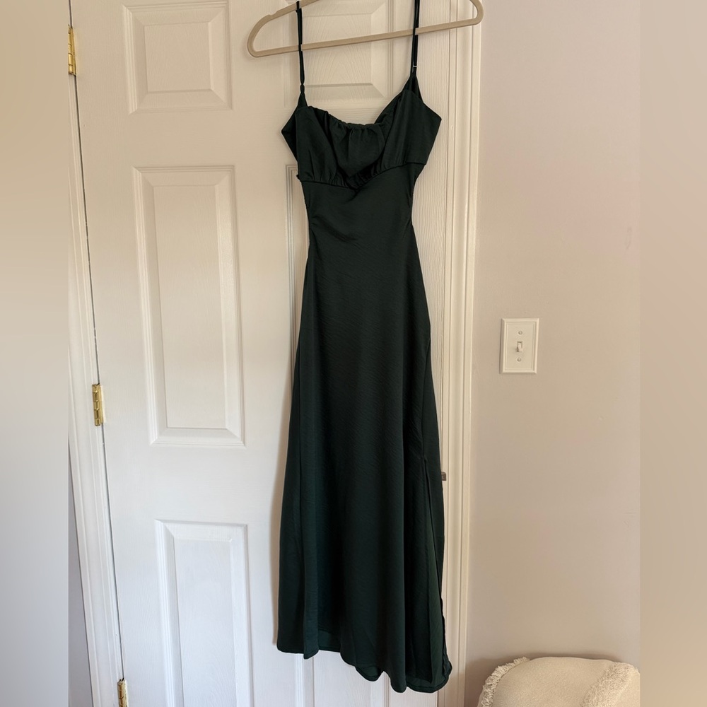 Hello Molly Dark Green Maxi Dress